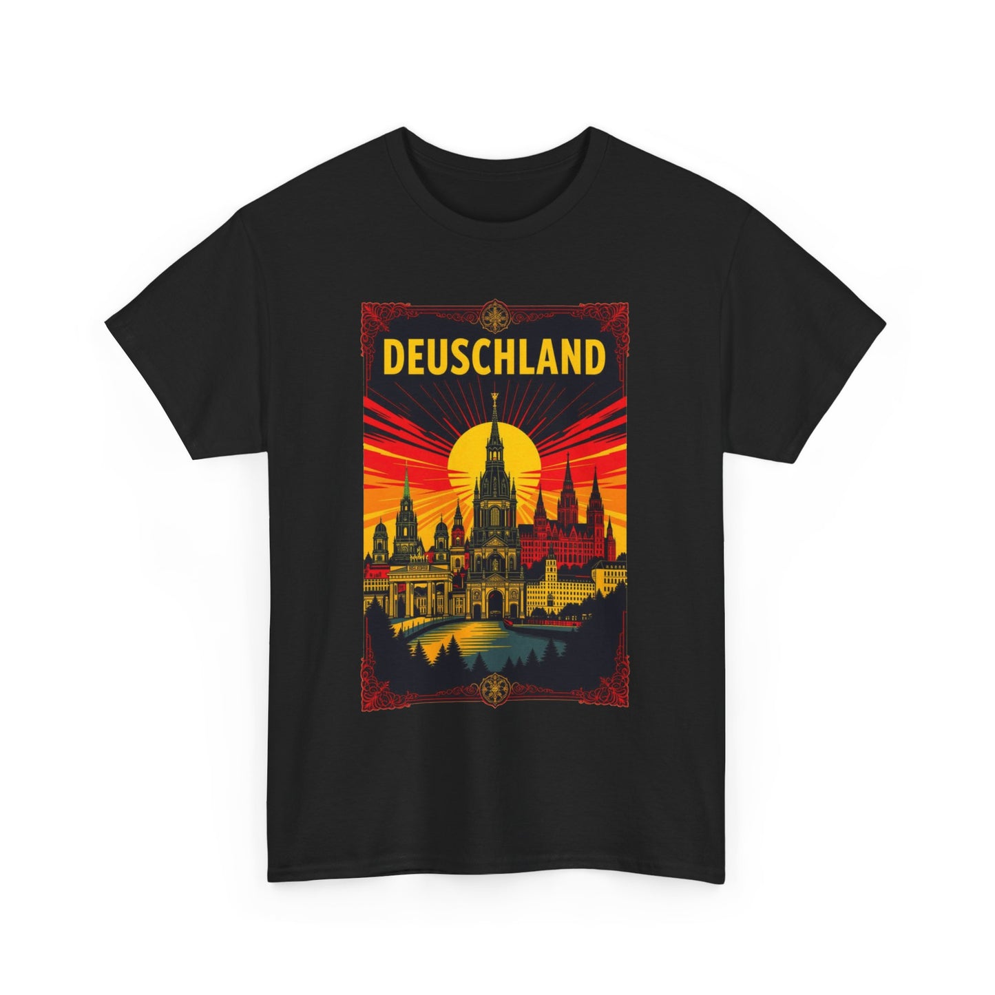 Unisex-T-Shirt aus Baumwolle - Deutschland II