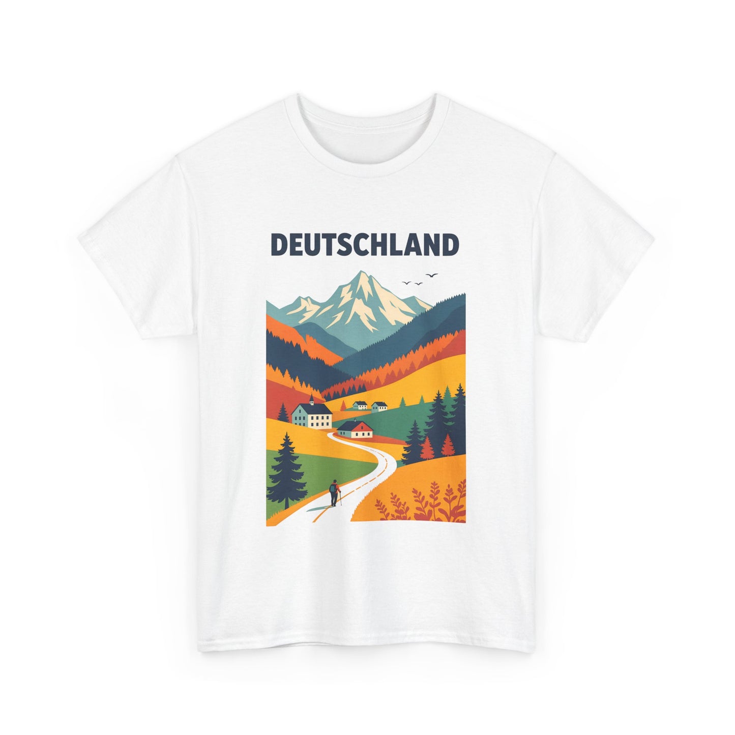 Unisex-T-Shirt aus Baumwolle - Deutschland | Landschaft