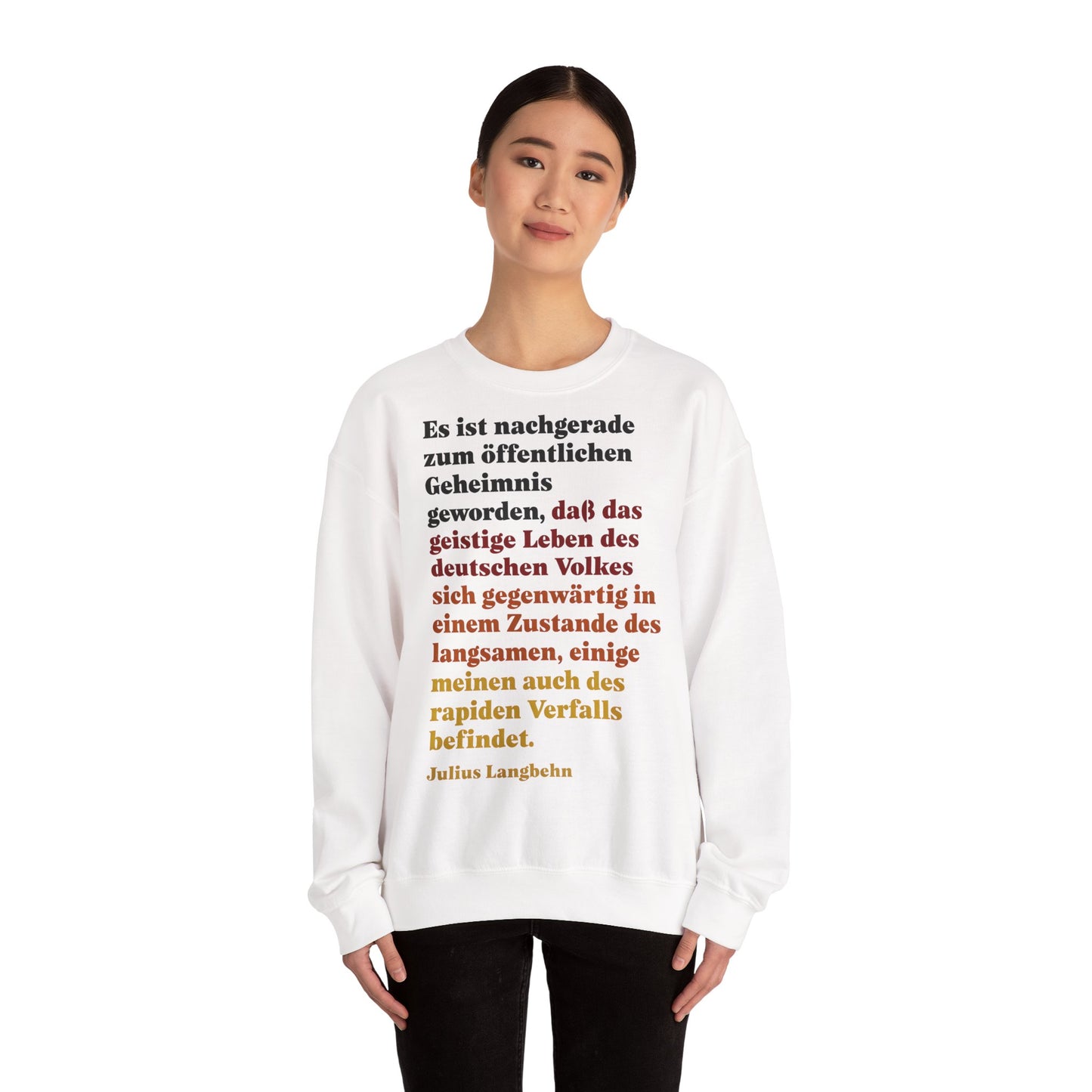 Unisex Heavy Blend™ Rundhals-Sweatshirt - Julius Langbehn | Zustand des Volkes