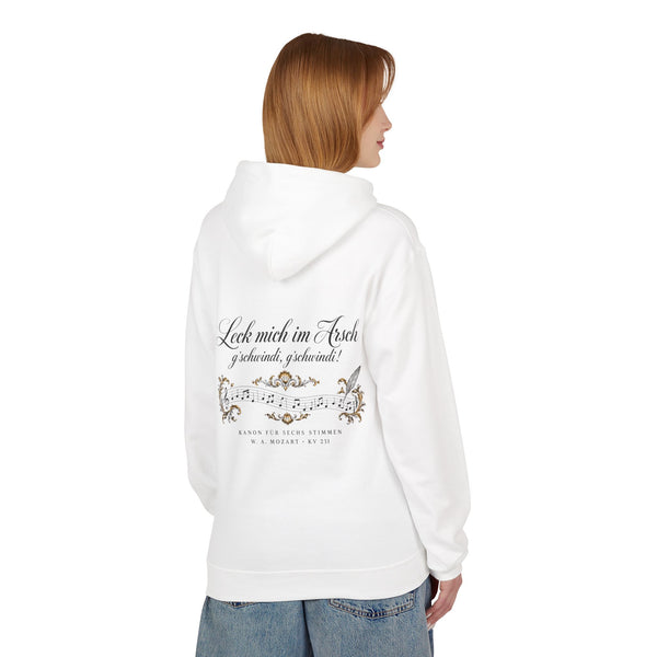 Hoodie Sweatshirt - Wolfgang Amadeus Mozart | Leck mich im Arsch