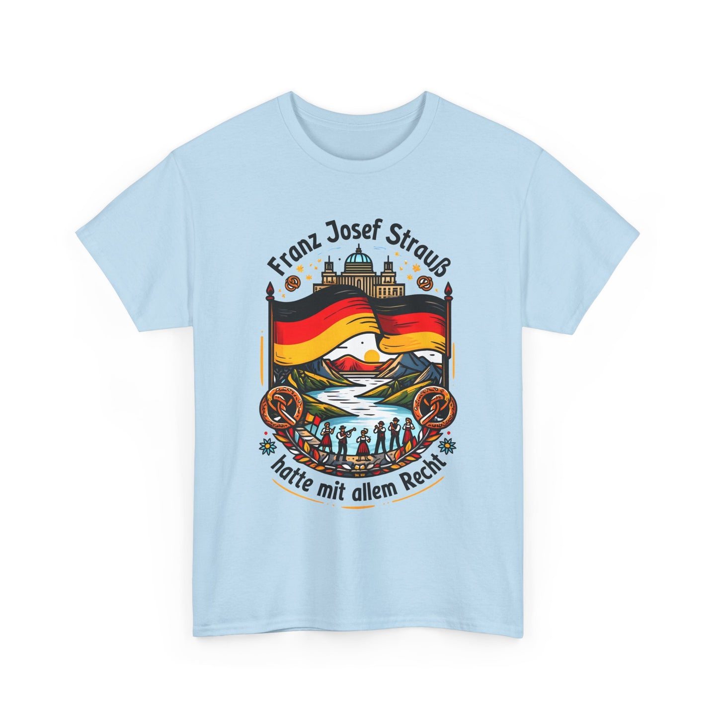 Unisex-T-Shirt aus Baumwolle - Franz Josef Strauß