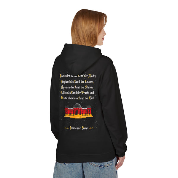 Hoodie Sweatshirt | Immanuel Kant - Land der Titel