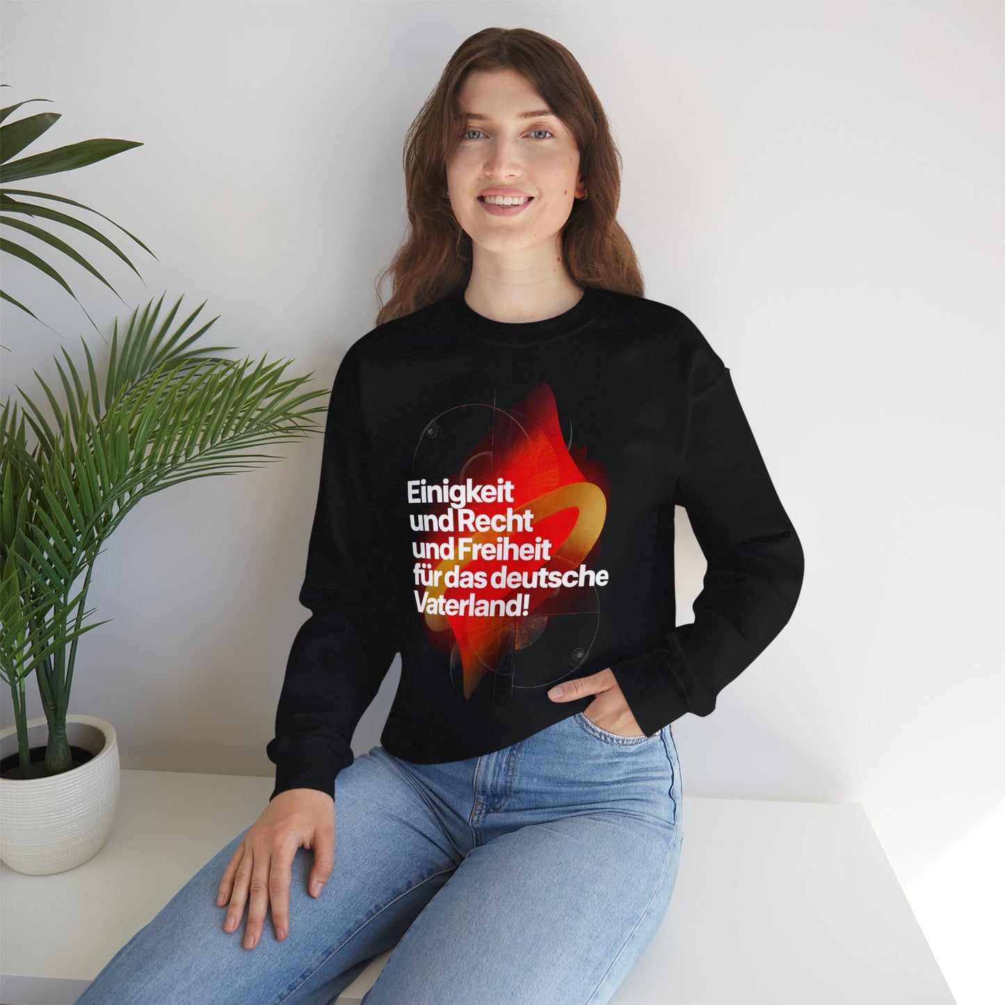 Unisex Heavy Blend™ Rundhals-Sweatshirt - Einigkeit und Recht und Freiheit