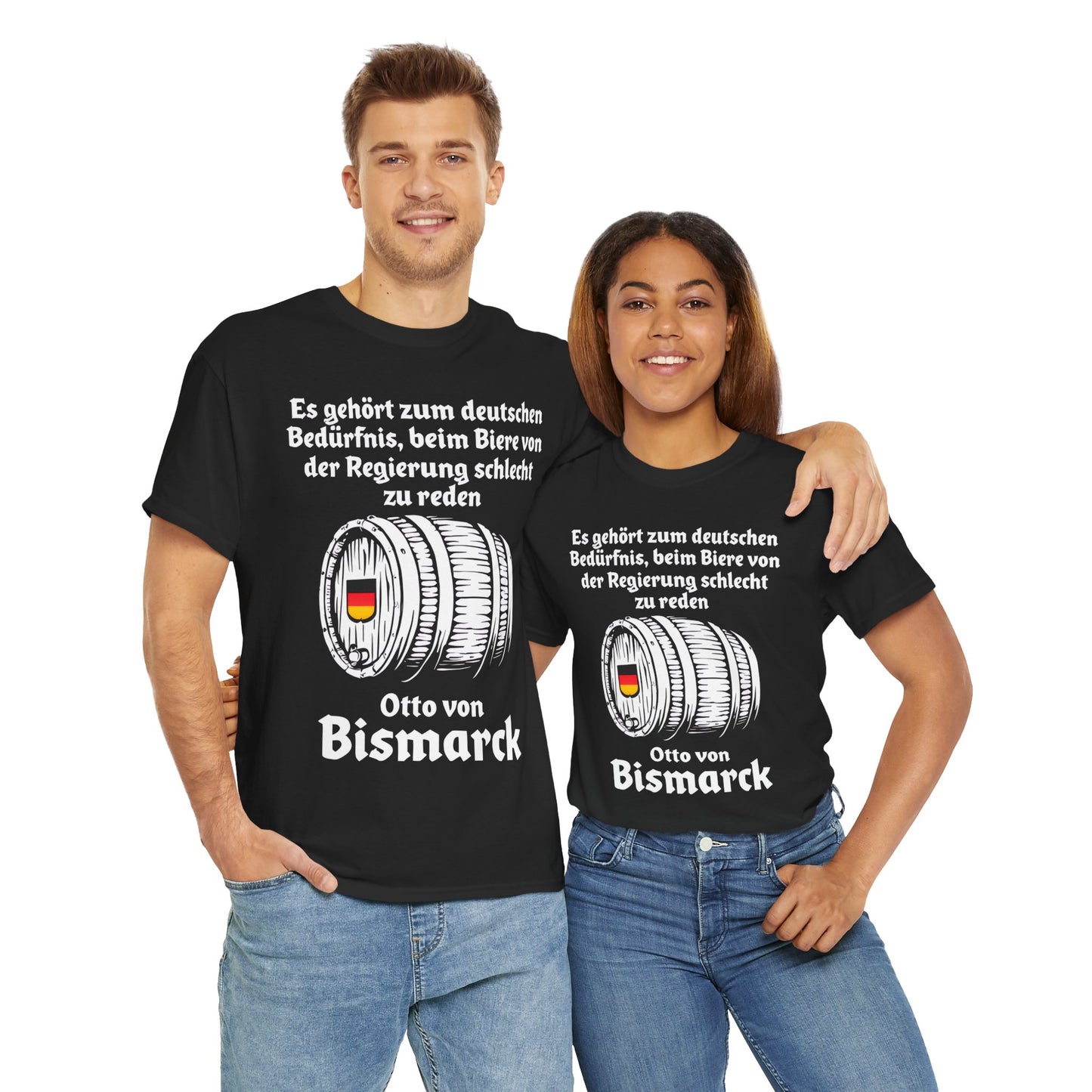 Unisex-T-Shirt aus Baumwolle - Otto von Bismarck | Regierung