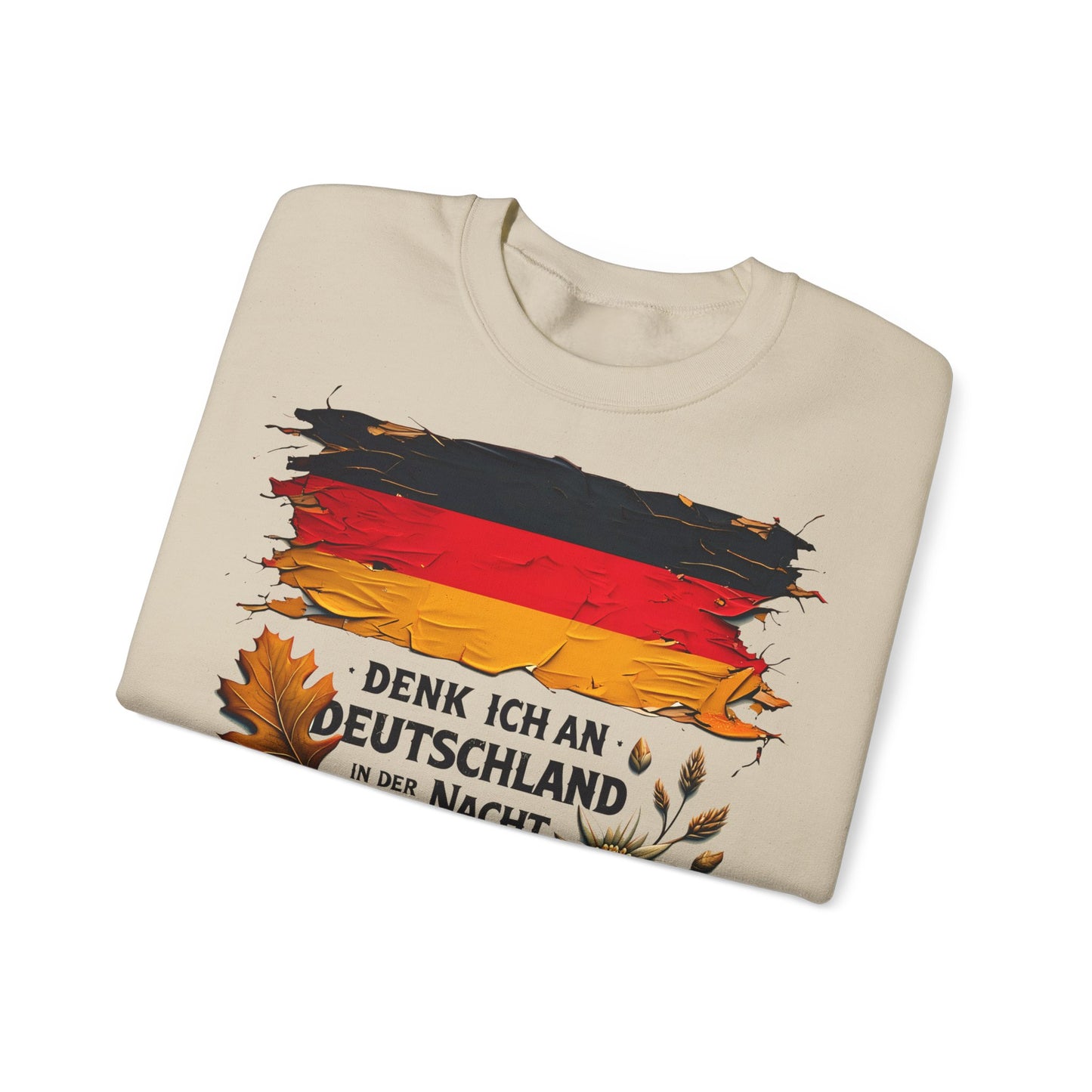 Unisex Heavy Blend™ Rundhals-Sweatshirt - Heinrich Heine | Denk ich an Deutschland in der Nacht