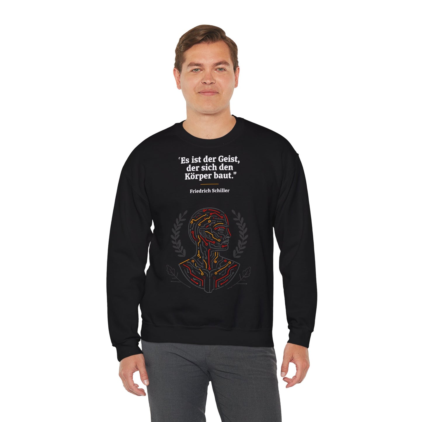 Unisex Heavy Blend™ Rundhals-Sweatshirt - Friedrich Schiller | Geist