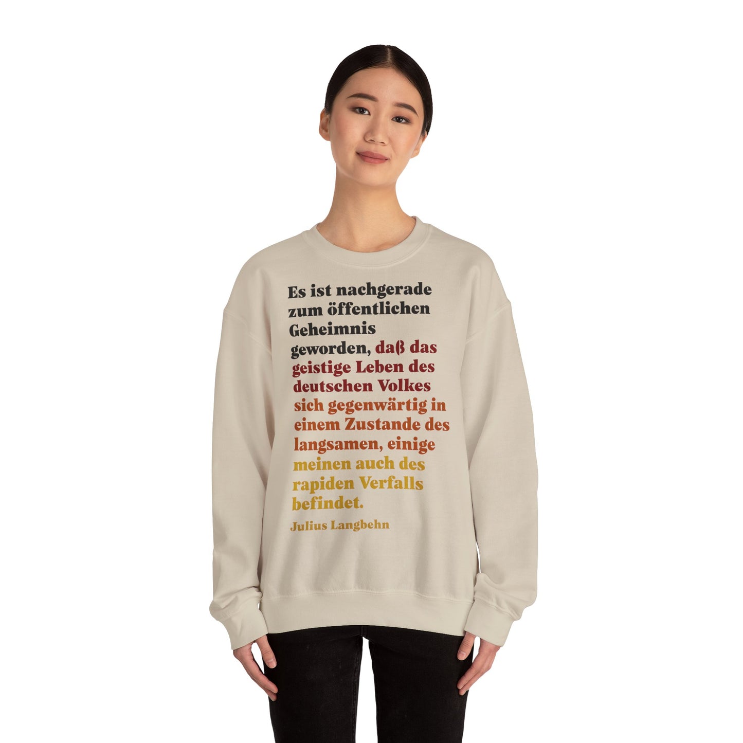 Unisex Heavy Blend™ Rundhals-Sweatshirt - Julius Langbehn | Zustand des Volkes