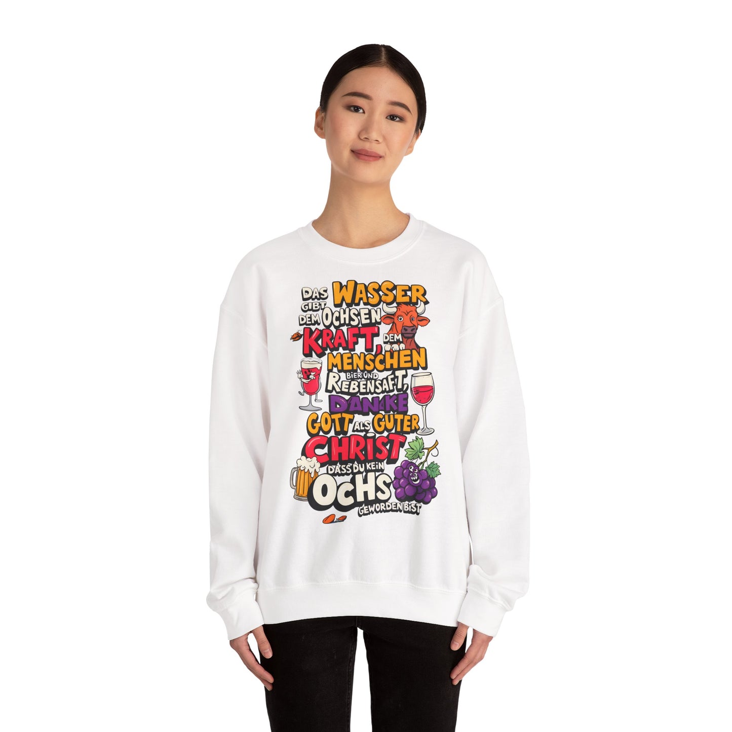 Unisex Heavy Blend™ Rundhals-Sweatshirt - Trinkspruch | Guter Christ