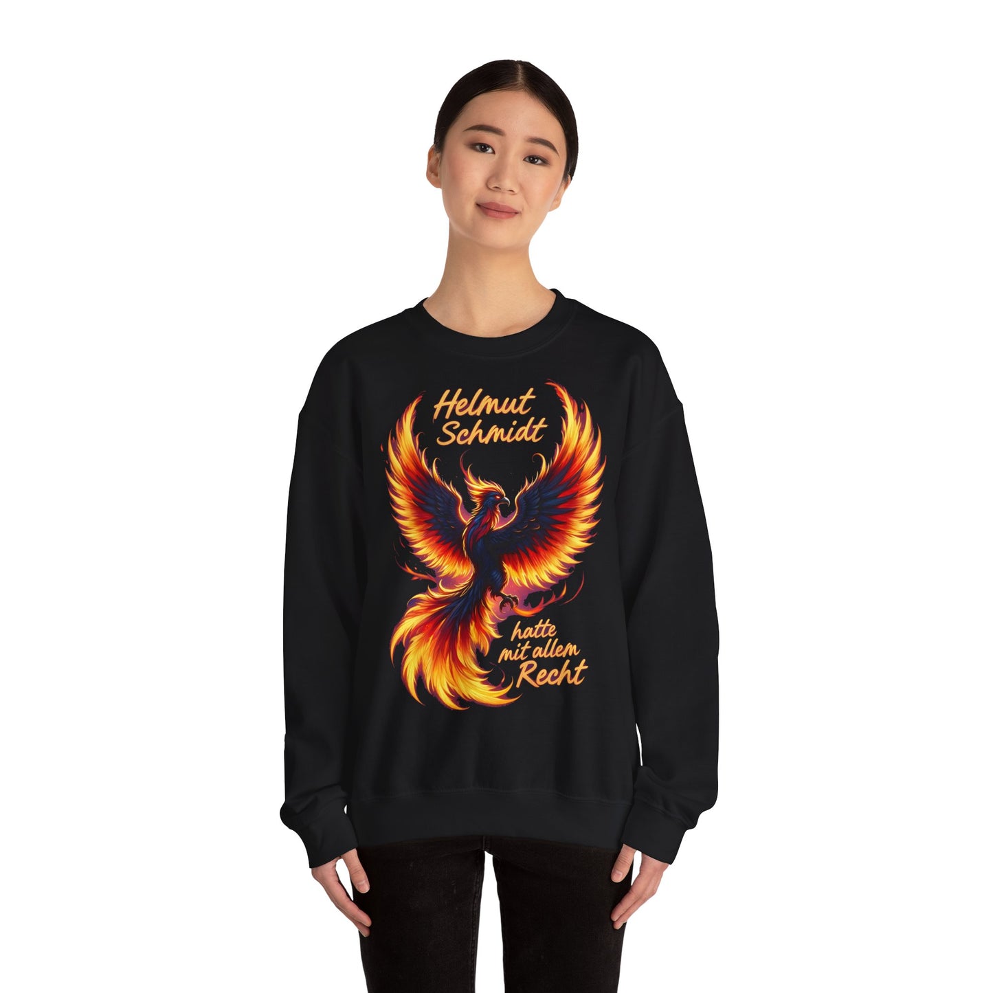 Unisex Heavy Blend™ Rundhals-Sweatshirt - Helmut Schmidt | Hatte Recht