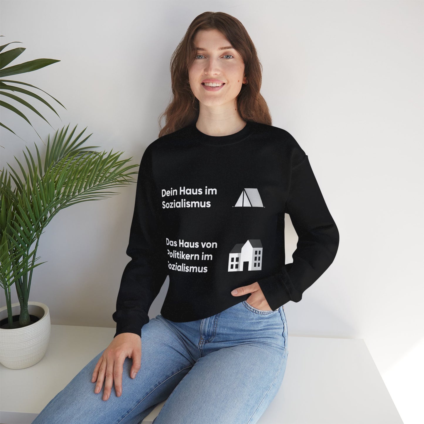 Unisex Heavy Blend™ Rundhals-Sweatshirt - Sozialismus Meme