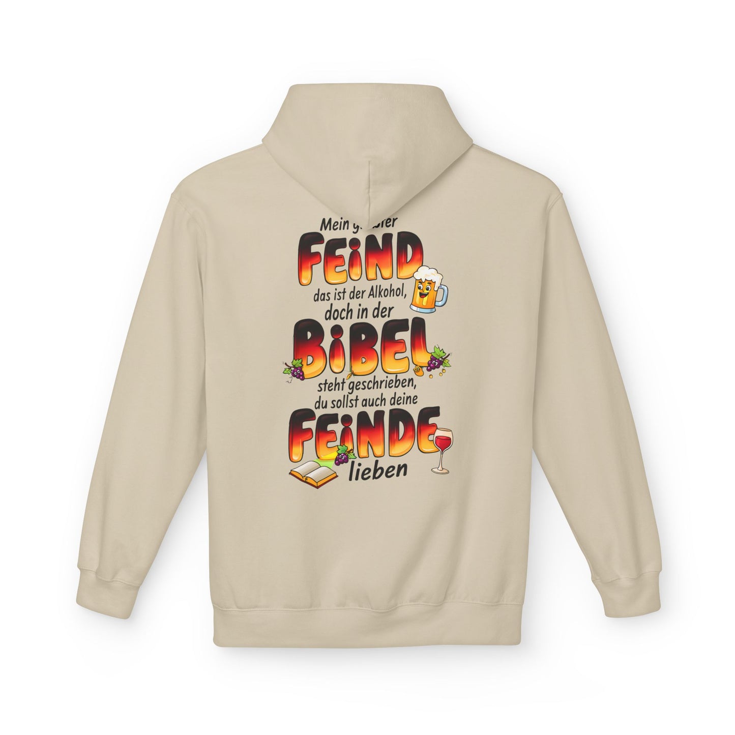 Hoodie Sweatshirt | Deutscher Trinkspruch - Bibel