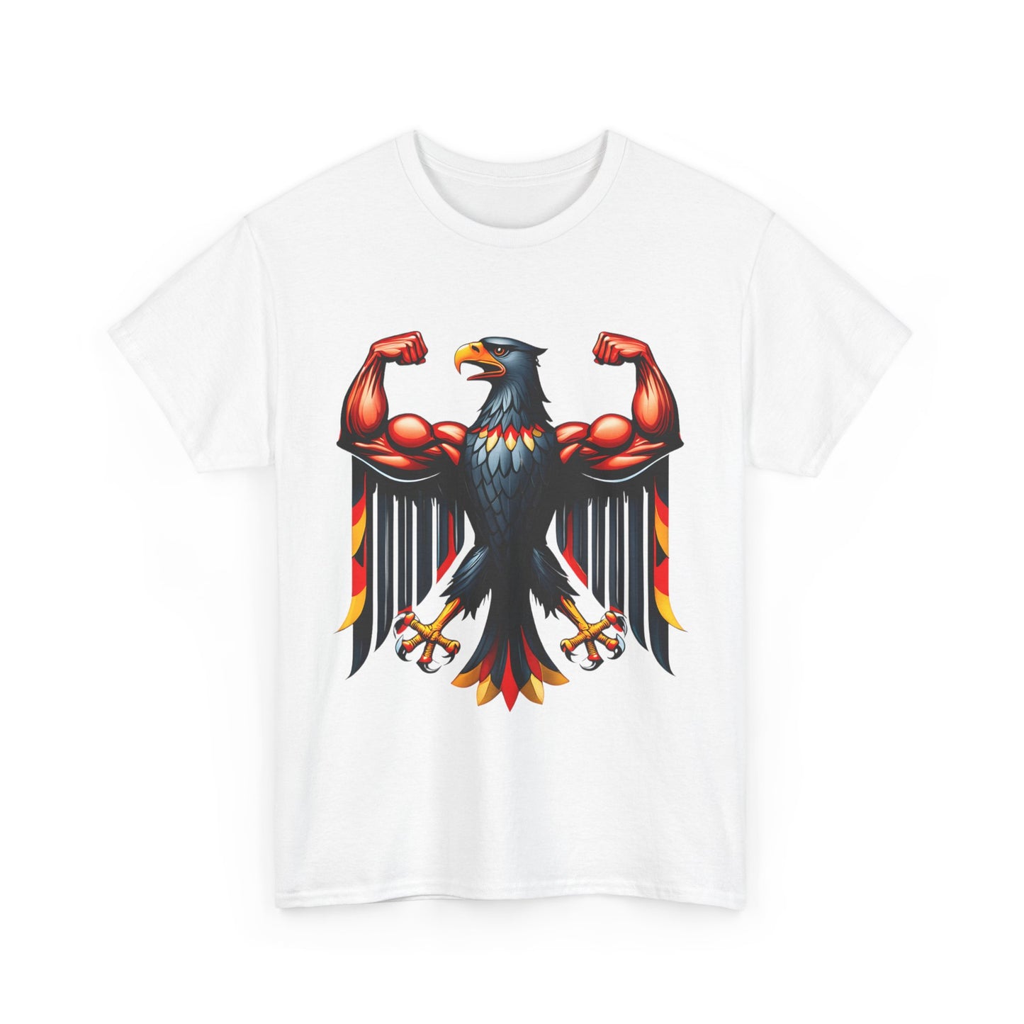 Unisex-T-Shirt aus Baumwolle - Deutschland Adler