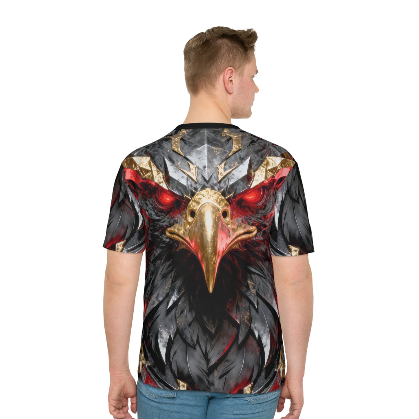 Herren-T-Shirt | Adler mit roten Augen