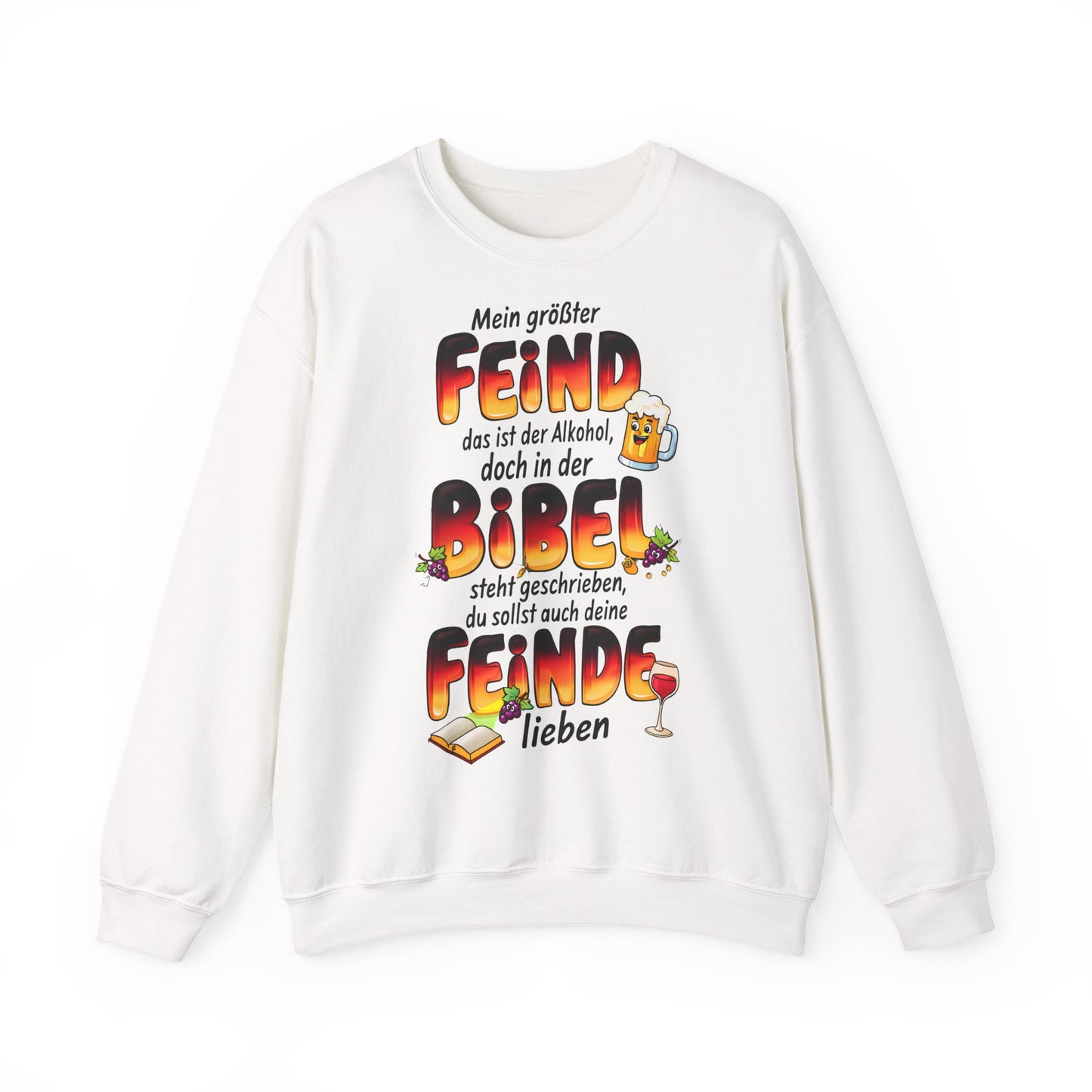 Unisex Heavy Blend™ Rundhals-Sweatshirt - Deutscher Trinkspruch | Bibel
