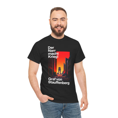 Unisex-T-Shirt aus Baumwolle - Graf von Stauffenberg | Friedenszitat