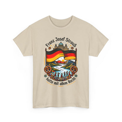Unisex-T-Shirt aus Baumwolle - Franz Josef Strauß