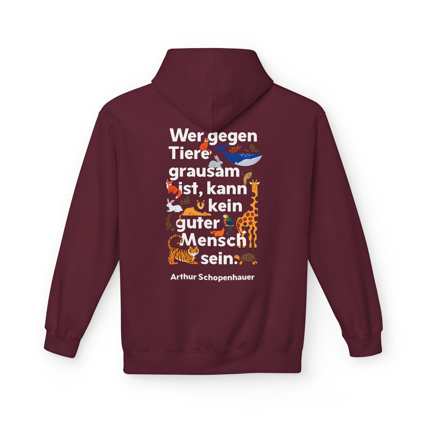 Hoodie Sweatshirt | Arthur Schopenhauer - Kein guter Mensch
