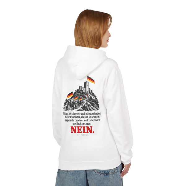 Hoodie Sweatshirt - Kurt Tucholsky | Nichts ist schwerer und nichts erfordert mehr Charakter als...