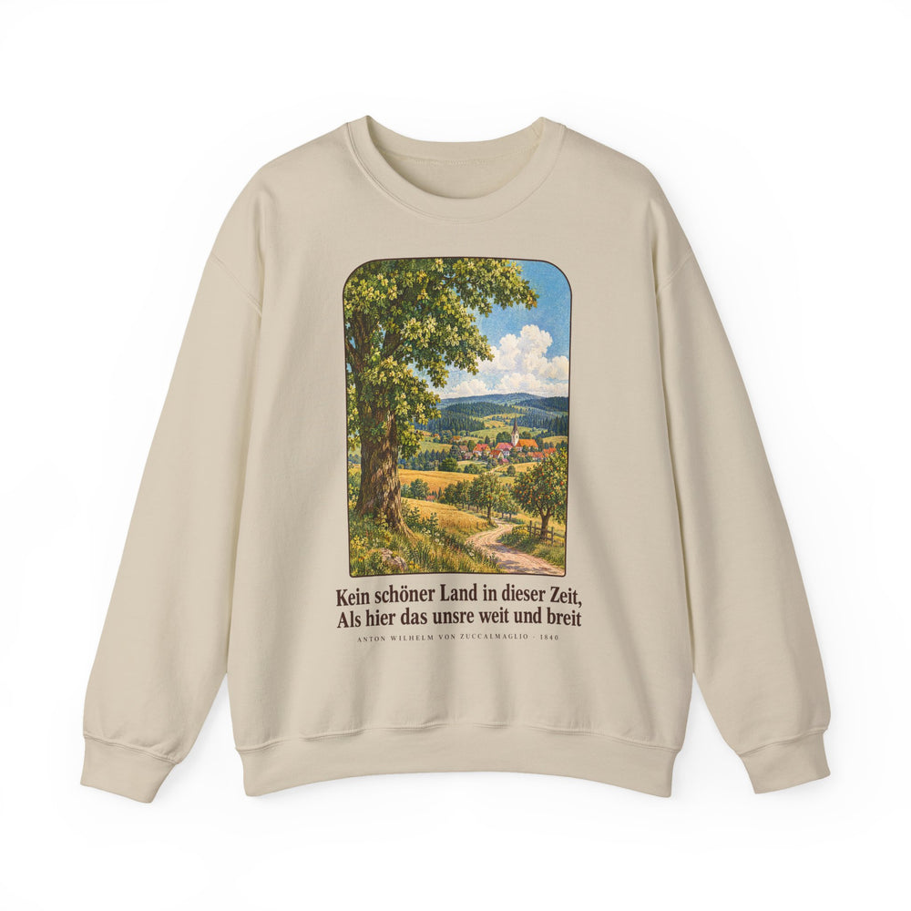 Unisex Heavy Blend™ Rundhals-Sweatshirt - Anton Wilhelm von Zuccalmaglio | Kein schöner Land in dieser Zeit – Landschaft