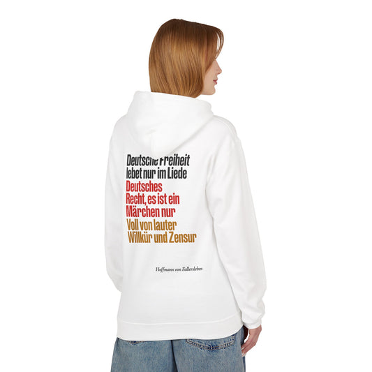 Hoodie Sweatshirt | Hoffmann von Fallersleben - Deutsche Freiheit