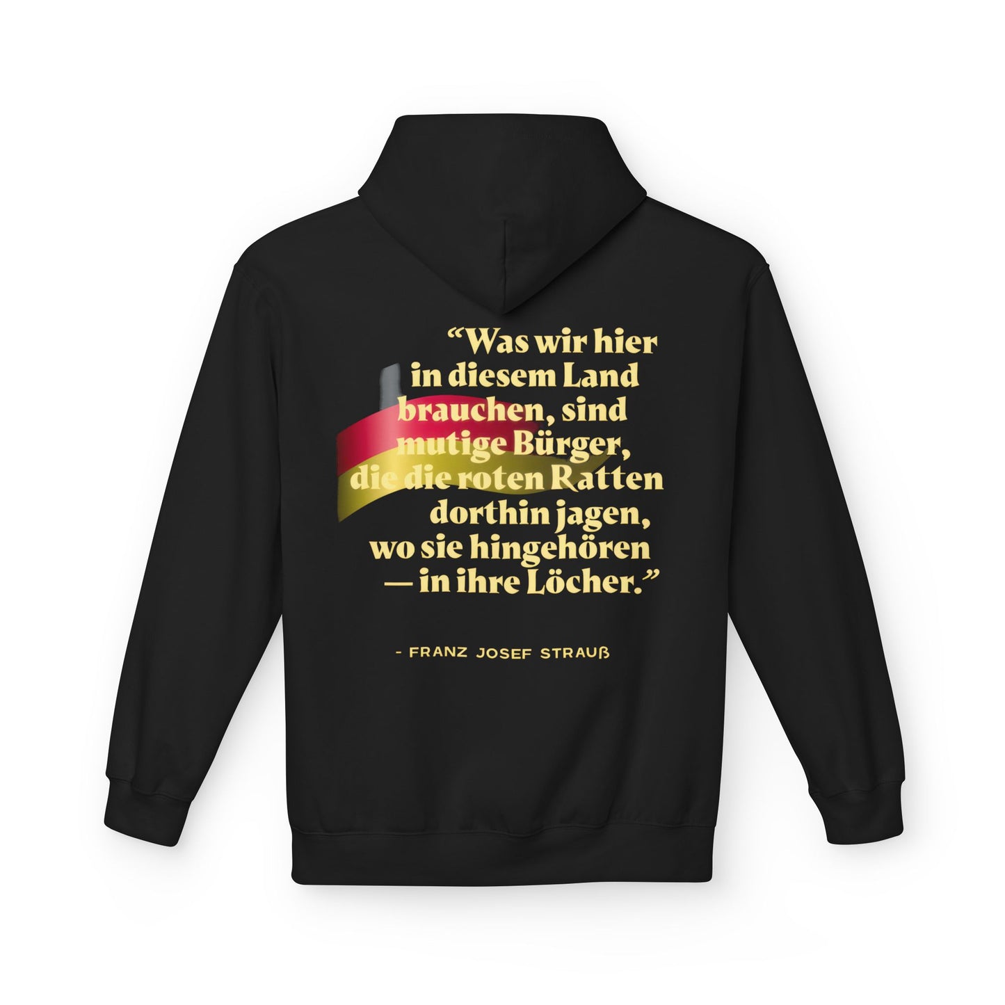 Hoodie Sweatshirt | Franz Josef Strauß - Mutige Bürger