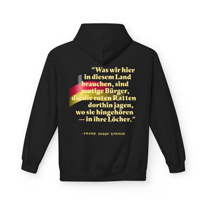 Hoodie Sweatshirt | Franz Josef Strauß - Mutige Bürger