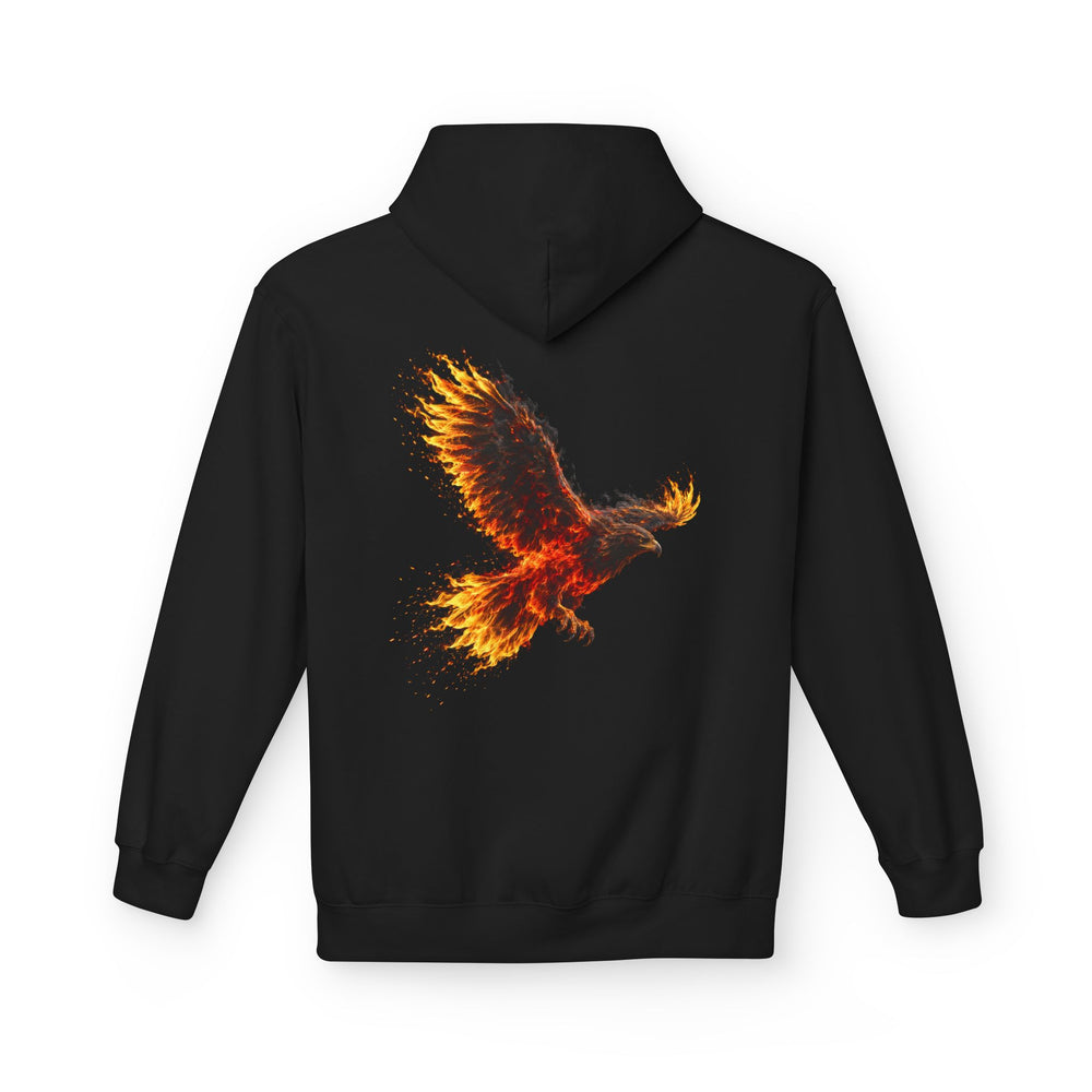 Hoodie Sweatshirt - Deutscher Adler | Feuer
