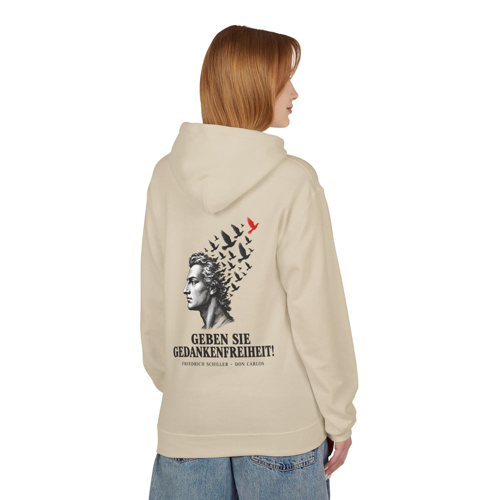 Hoodie Sweatshirt - Friedrich Schiller | Geben Sie Gedankenfreiheit!