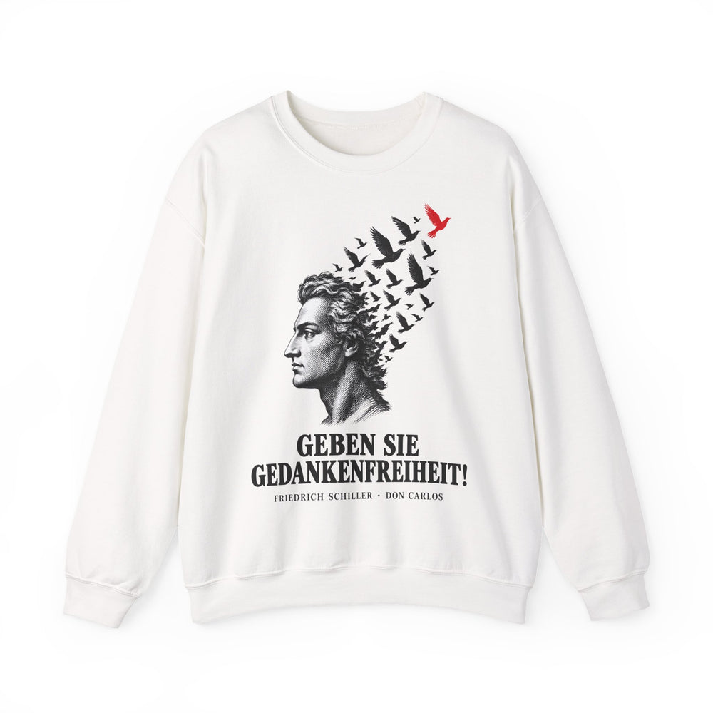 Unisex Heavy Blend™ Rundhals-Sweatshirt - Friedrich Schiller | Geben Sie Gedankenfreiheit!