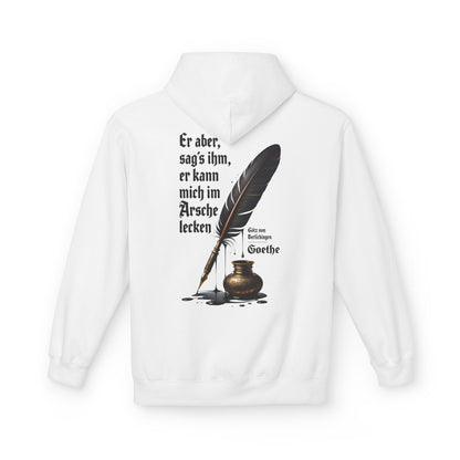 Hoodie Sweatshirt | Johann Wolfgang von Goethe - Am Arsche lecken
