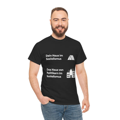 Unisex-T-Shirt aus Baumwolle - Sozialismus Meme