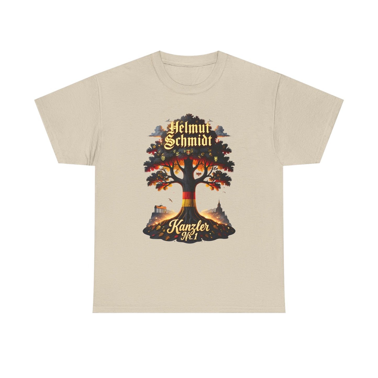 Unisex-T-Shirt aus Baumwolle - Helmut Schmidt | Kanzler Nr. 1