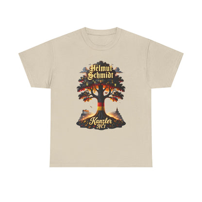 Unisex-T-Shirt aus Baumwolle - Helmut Schmidt | Kanzler Nr. 1