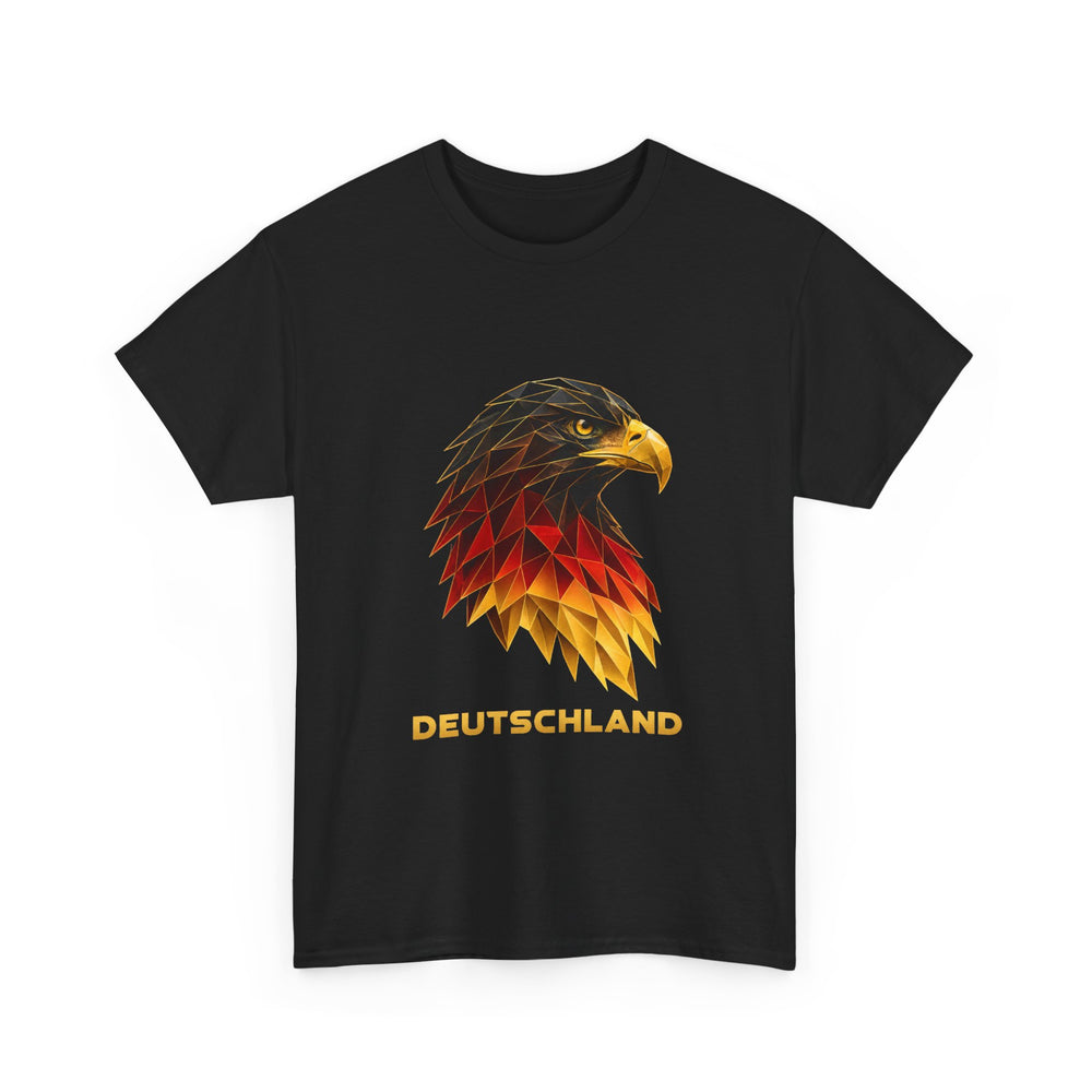 Unisex-T-Shirt aus Baumwolle - Deutscher Adler | Mosaik