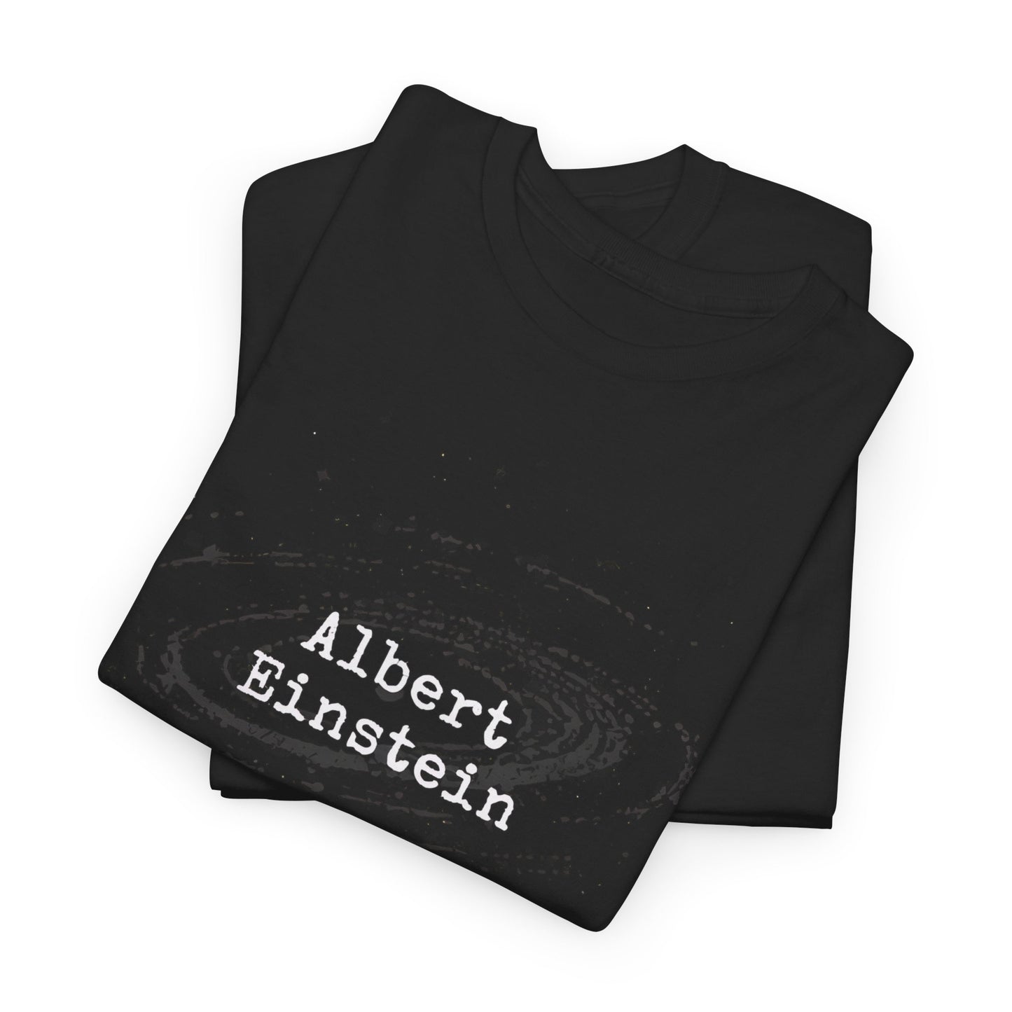 Unisex-T-Shirt aus Baumwolle - Albert Einstein | Unendlichkeit