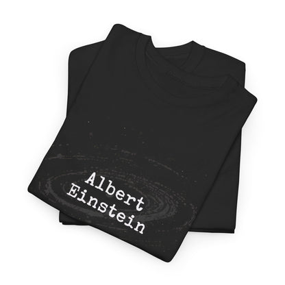 Unisex-T-Shirt aus Baumwolle - Albert Einstein | Unendlichkeit