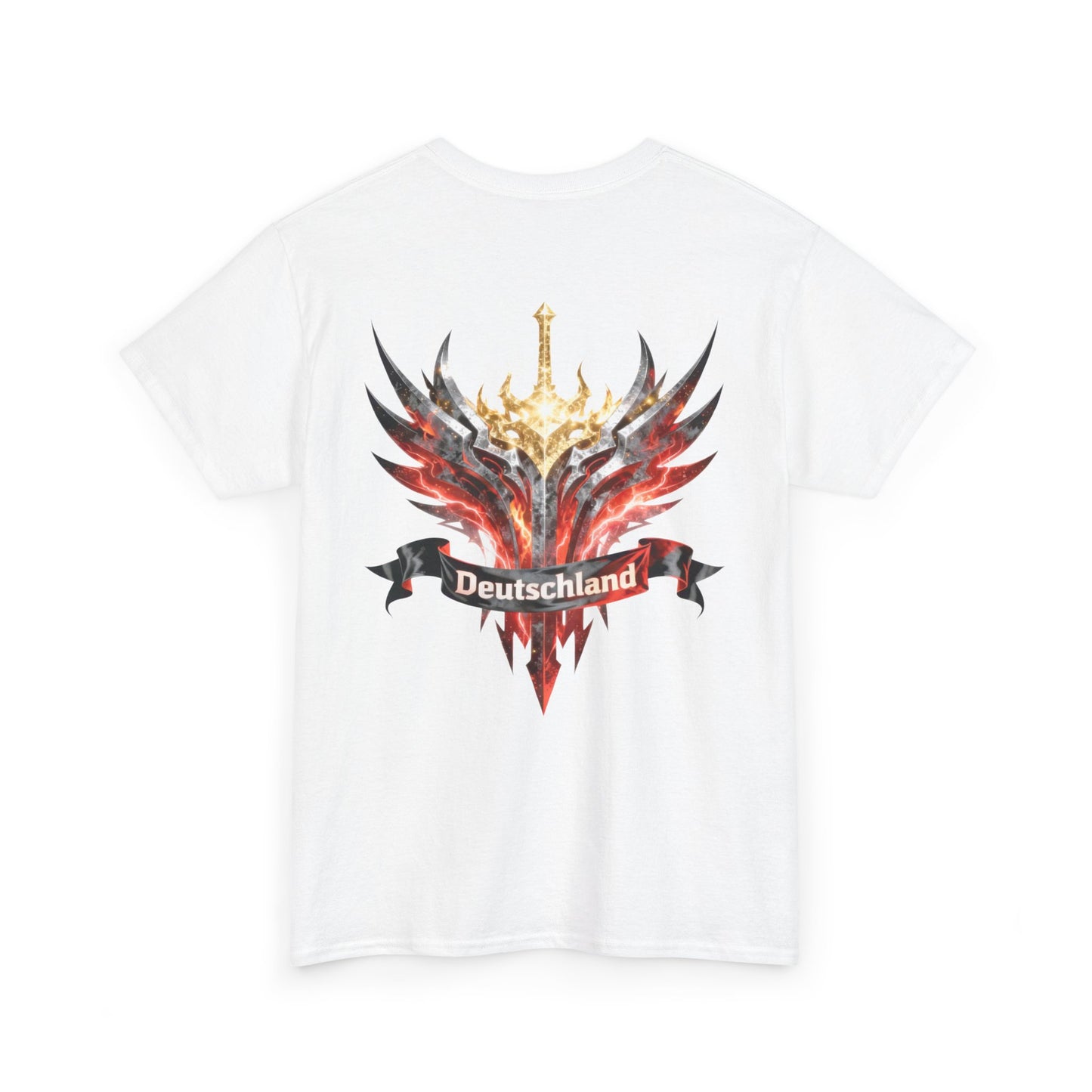 Unisex-T-Shirt aus Baumwolle - Deutschland | Druck auf Vorder- und Hinterseite