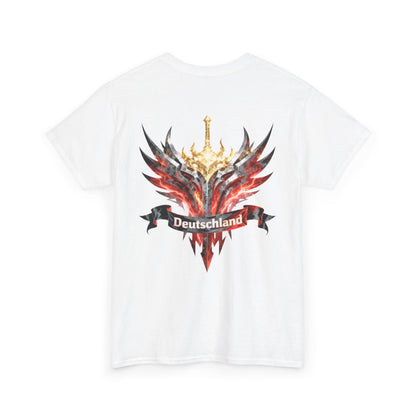 Unisex-T-Shirt aus Baumwolle - Deutschland | Druck auf Vorder- und Hinterseite