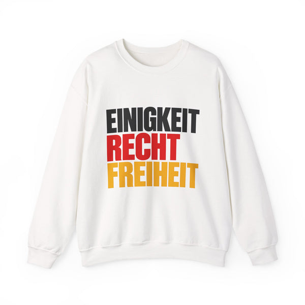 Unisex Heavy Blend™ Rundhals-Sweatshirt - Einigkeit, Recht, Freiheit | Schwarz-Rot-Gold