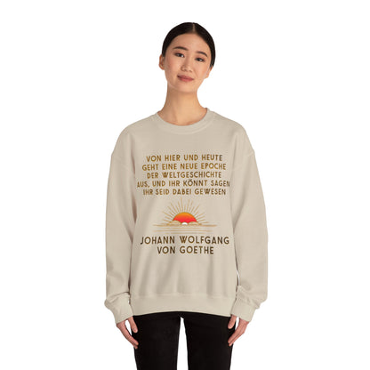Unisex Heavy Blend™ Rundhals-Sweatshirt - Johann Wolfgang von Goethe | Weltgeschichte