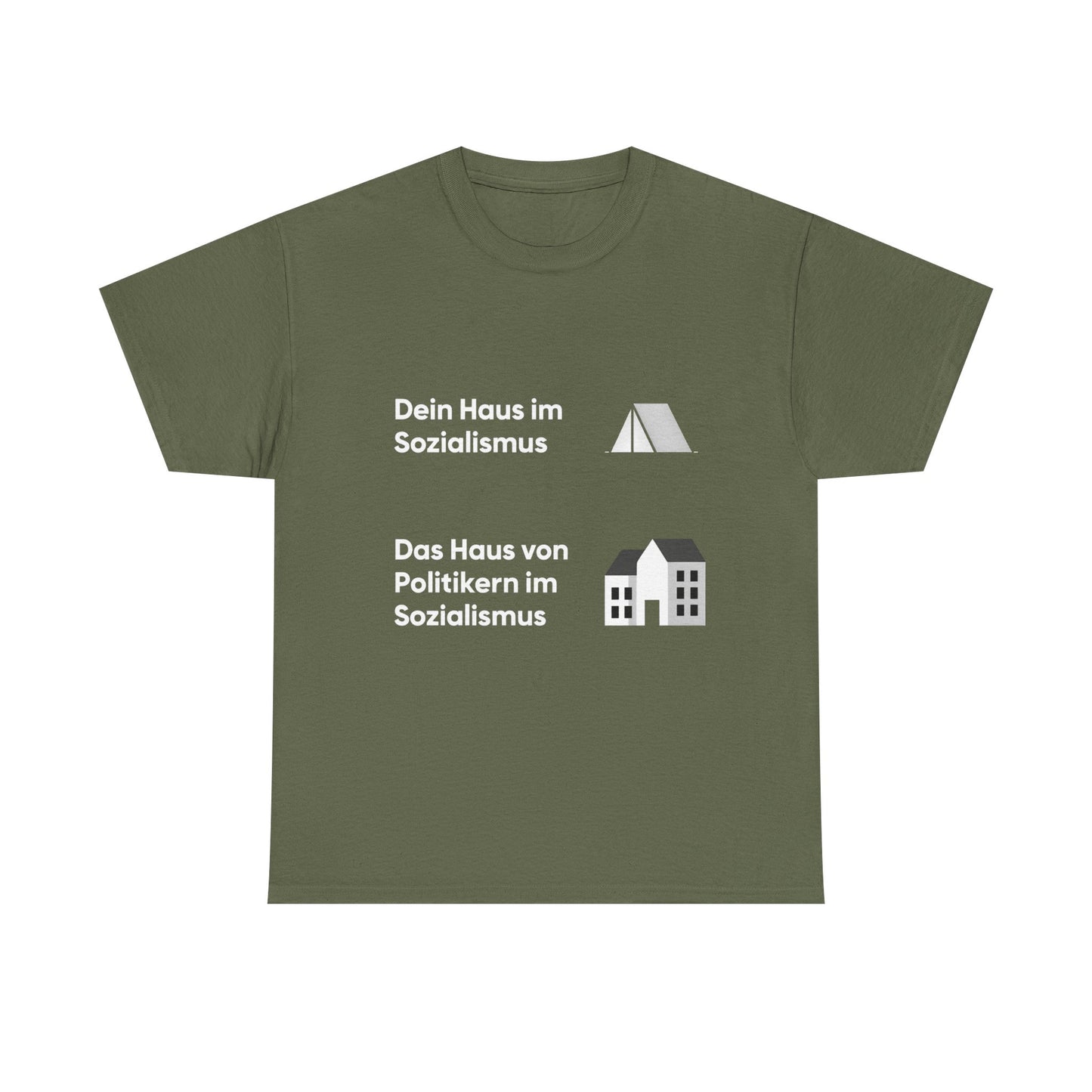 Unisex-T-Shirt aus Baumwolle - Sozialismus Meme
