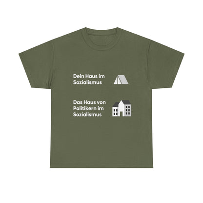Unisex-T-Shirt aus Baumwolle - Sozialismus Meme