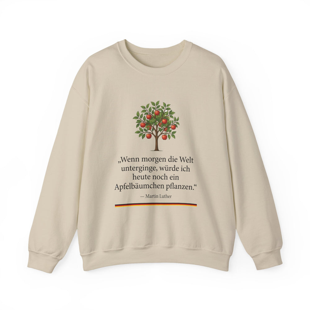 Unisex Heavy Blend™ Rundhals-Sweatshirt - Martin Luther | Wenn morgen die Welt unterginge