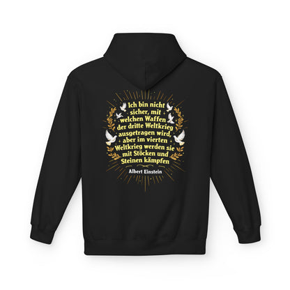 Hoodie Sweatshirt | Albert Einstein - 4. Weltkrieg