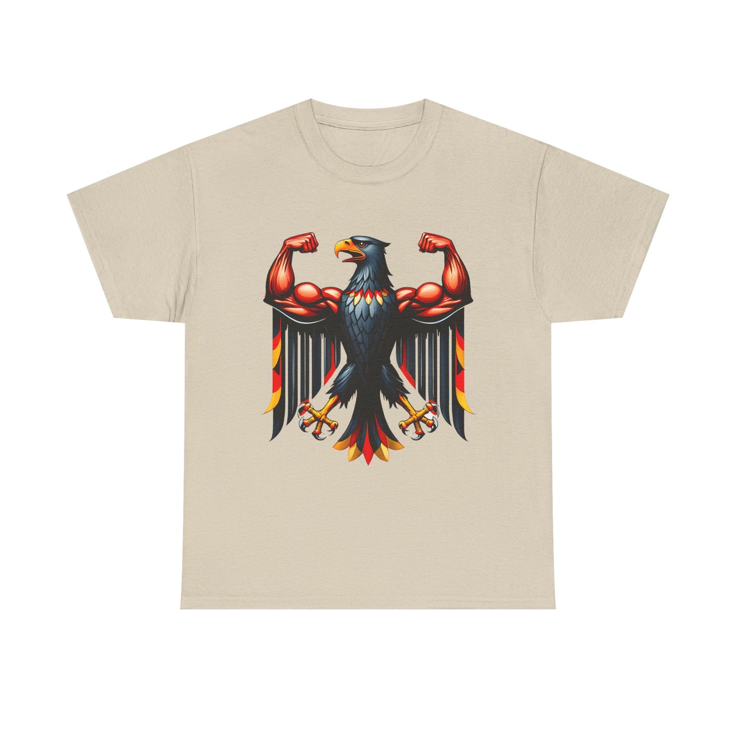 Unisex-T-Shirt aus Baumwolle - Deutschland Adler