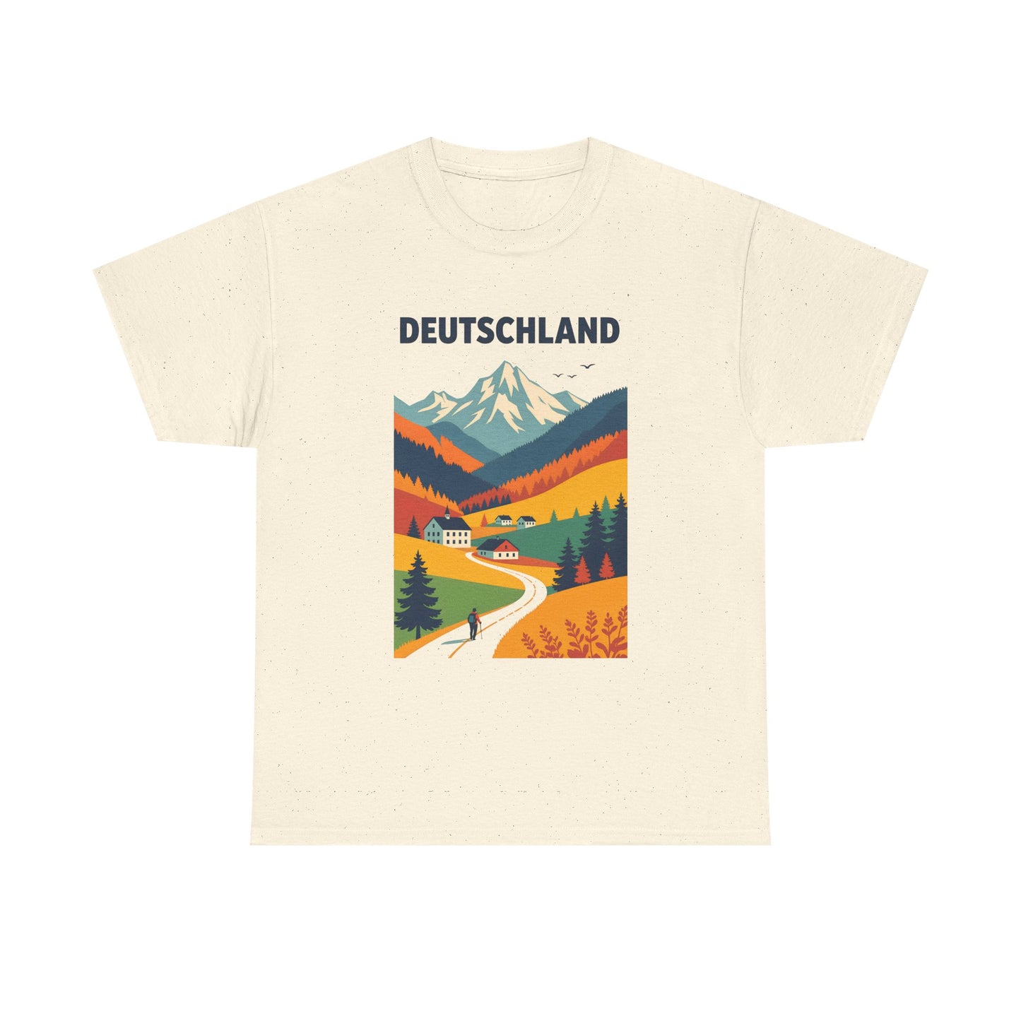 Unisex-T-Shirt aus Baumwolle - Deutschland | Landschaft