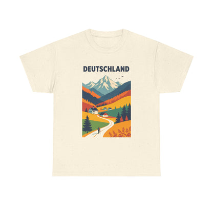 Unisex-T-Shirt aus Baumwolle - Deutschland | Landschaft