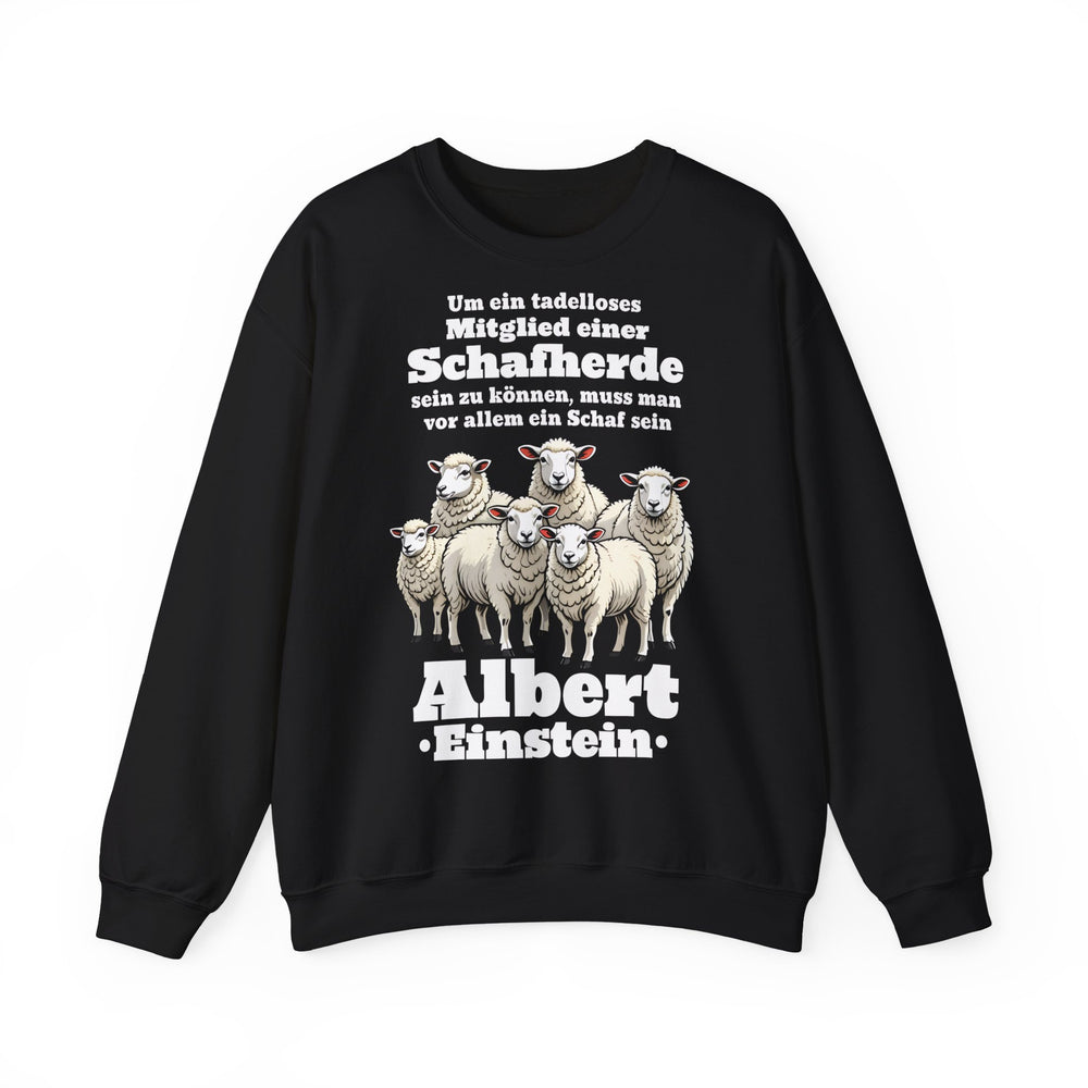 Unisex Heavy Blend™ Rundhals-Sweatshirt - Albert Einstein | Schafherde