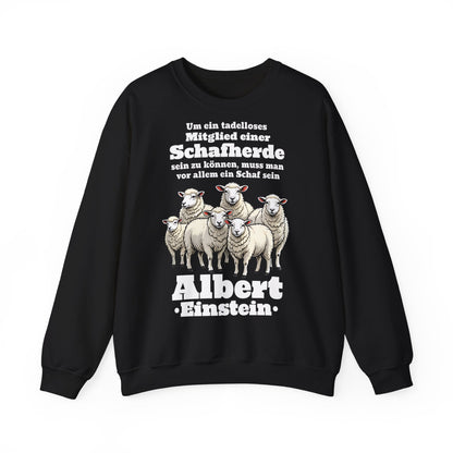 Unisex Heavy Blend™ Rundhals-Sweatshirt - Albert Einstein | Schafherde