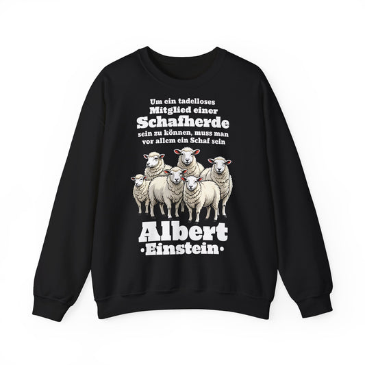 Unisex Heavy Blend™ Rundhals-Sweatshirt - Albert Einstein | Schafherde